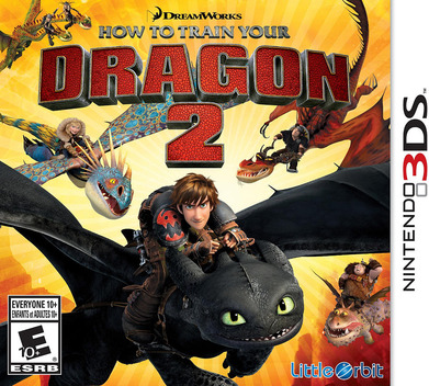 How to Train Your Dragon 2 box art for Nintendo 3DS