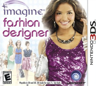 Imagine Fashion Designer box art for Nintendo 3DS