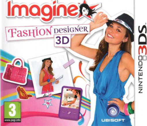 Imagine Fashion Designer 3D box art for Nintendo 3DS