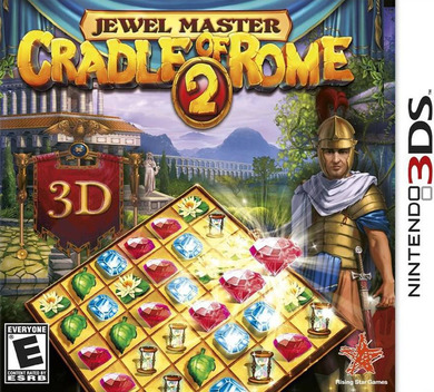 Jewel Master Cradle of Rome 2 box art for Nintendo 3DS