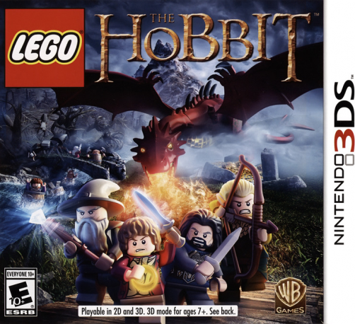 LEGO The Hobbit box art for Nintendo 3DS