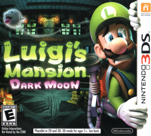 Luigi's Mansion: Dark Moon box art for Nintendo 3DS