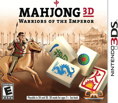 Mahjong 3D: Warriors Of The Emperor box art for Nintendo 3DS