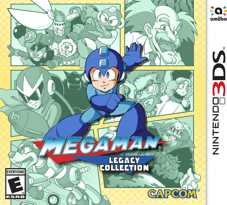 Mega Man Legacy Collection box art for Nintendo 3DS