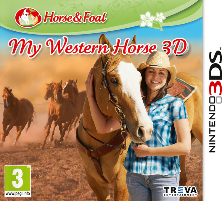 My Western Horse 3D box art for Nintendo 3DS