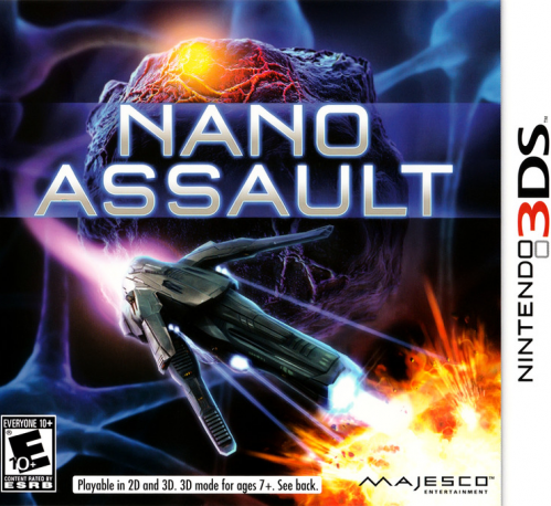 Nano Assault box art for Nintendo 3DS