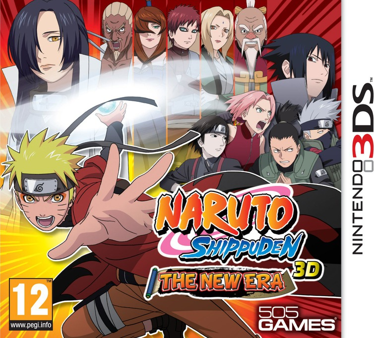 Naruto Shippuden 3D: The New Era box art for Nintendo 3DS