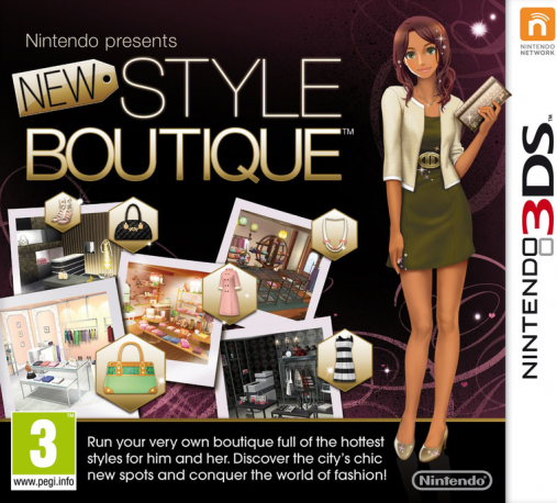 New Style Boutique box art for Nintendo 3DS