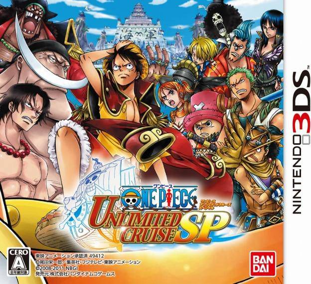 One Piece Unlimited Cruise SP box art for Nintendo 3DS