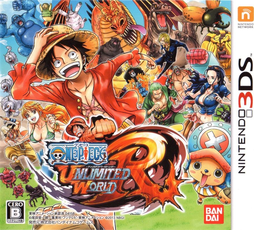 One Piece Unlimited World R box art for Nintendo 3DS