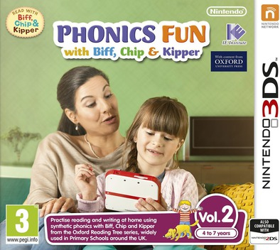 Phonics Fun with Biff, Chip & Kipper Vol 2 box art for Nintendo 3DS