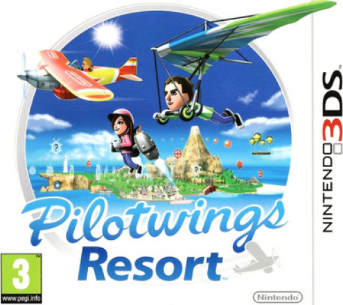 Pilotwings Resort box art for Nintendo 3DS