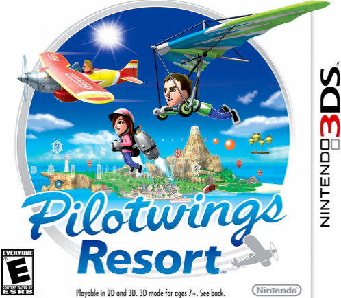 PilotWings Resort [Not for Resale] box art for Nintendo 3DS