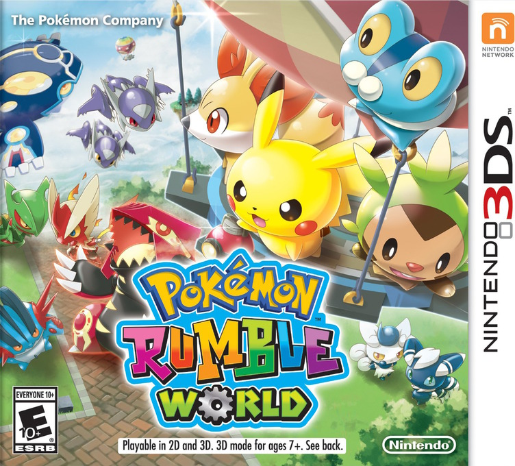 Pokemon Rumble World box art for Nintendo 3DS