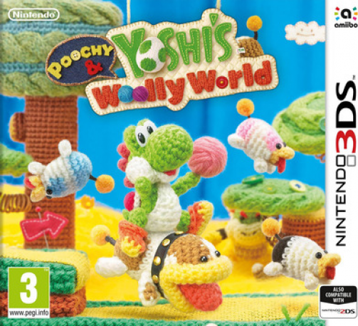 Poochy & Yoshi's Woolly World [Big Box Bundle] box art for Nintendo 3DS