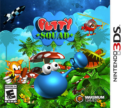 Putty Squad box art for Nintendo 3DS