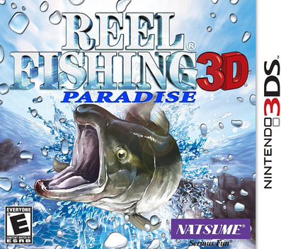 Reel Fishing Paradise 3D box art for Nintendo 3DS