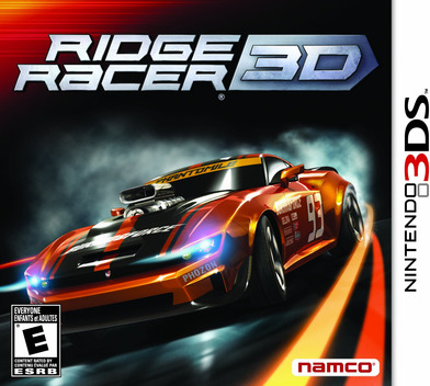 Ridge Racer 3D box art for Nintendo 3DS