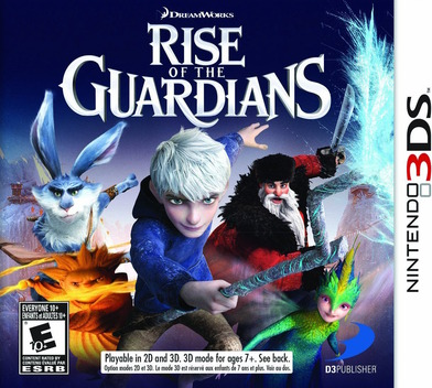 Rise Of The Guardians box art for Nintendo 3DS