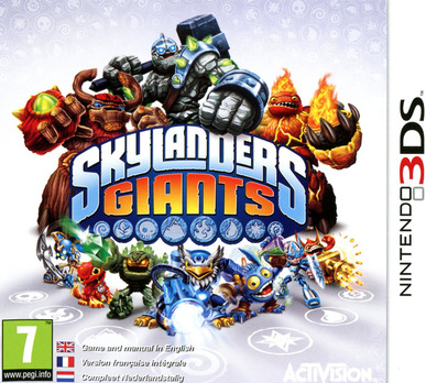 Skylanders Giants [Booster Pack] box art for Nintendo 3DS