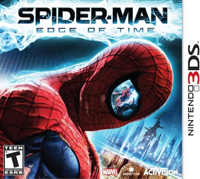 Spiderman: Edge of Time box art for Nintendo 3DS