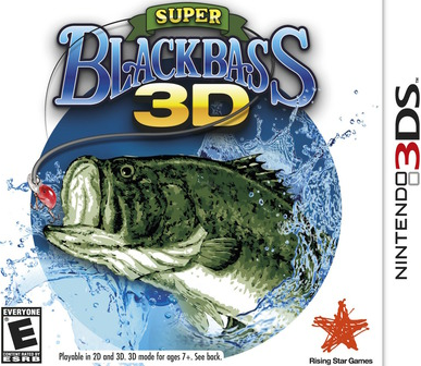 Super Black Bass 3D box art for Nintendo 3DS