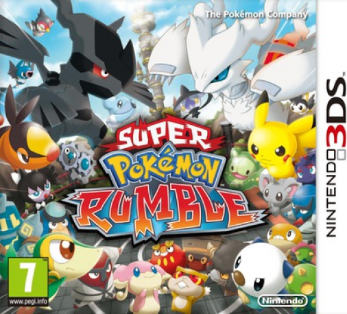Super Pokemon Rumble box art for Nintendo 3DS