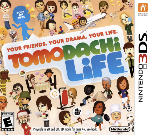 Tomodachi Life box art for Nintendo 3DS