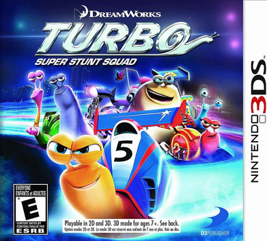 Turbo: Super Stunt Squad box art for Nintendo 3DS