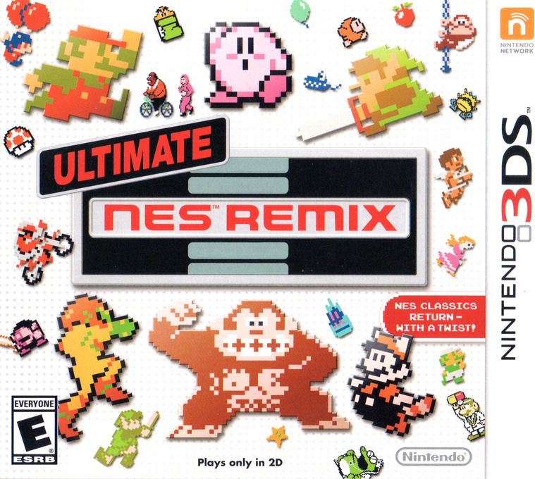 Ultimate NES Remix box art for Nintendo 3DS