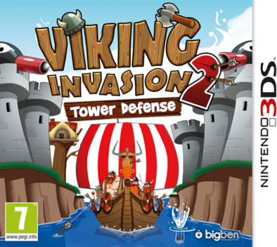 Viking Invasion 2 Tower Defense box art for Nintendo 3DS