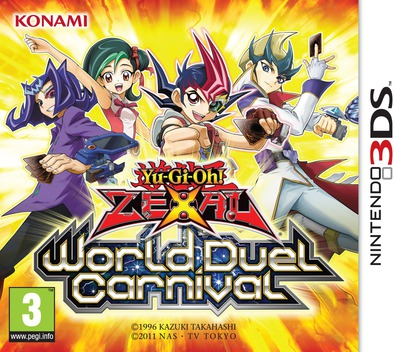Yu-Gi-Oh! Zexal: World Duel Carnival box art for Nintendo 3DS