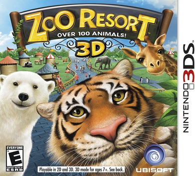 Zoo Resort 3D box art for Nintendo 3DS