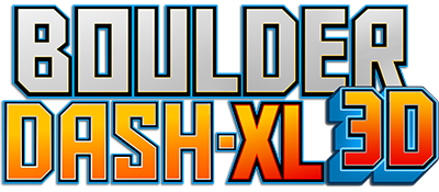 Boulder Dash-XL 3D logo for Nintendo 3DS
