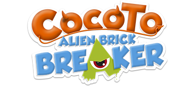 Cocoto Alien Brick Breaker logo for Nintendo 3DS