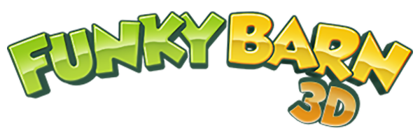 Funky Barn 3D logo for Nintendo 3DS