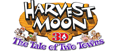 Harvest Moon: The Tale Of Two Towns logo for Nintendo 3DS
