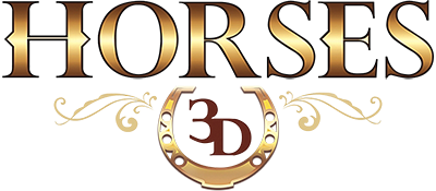 Horses 3D logo for Nintendo 3DS