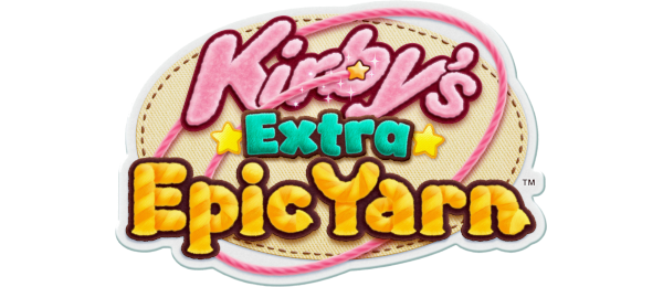 Kirby's Extra Epic Yarn logo for Nintendo 3DS