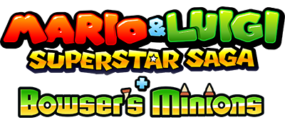 Mario & Luigi: Superstar Saga + Bowser's Minions logo for Nintendo 3DS