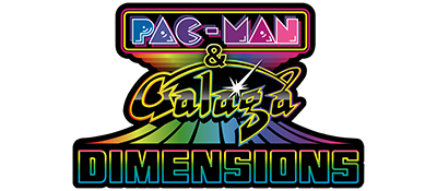 Pac-Man & Galaga Dimensions logo for Nintendo 3DS