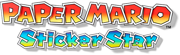 Paper Mario: Sticker Star logo for Nintendo 3DS