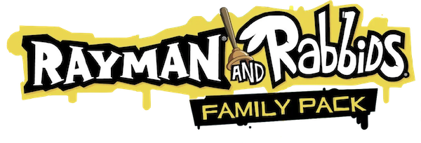 Rayman and Rabbids Family Pack logo for Nintendo 3DS