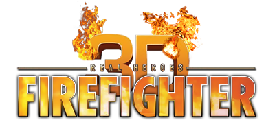 Real Heroes: Firefighter 3D logo for Nintendo 3DS