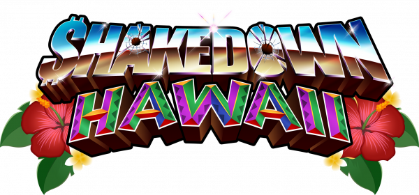 Shakedown Hawaii logo for Nintendo 3DS
