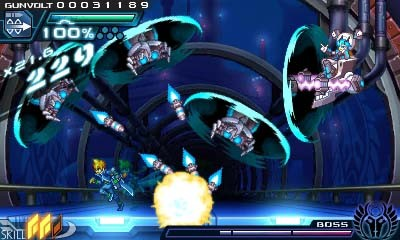 Azure Striker Gunvolt Striker Pack screenshot 3 for Nintendo 3DS