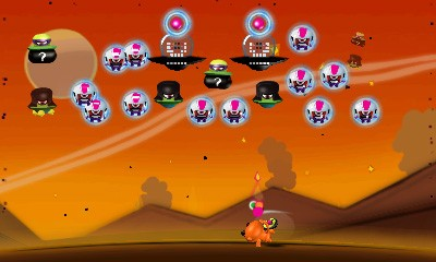 Cocoto Alien Brick Breaker screenshot 3 for Nintendo 3DS