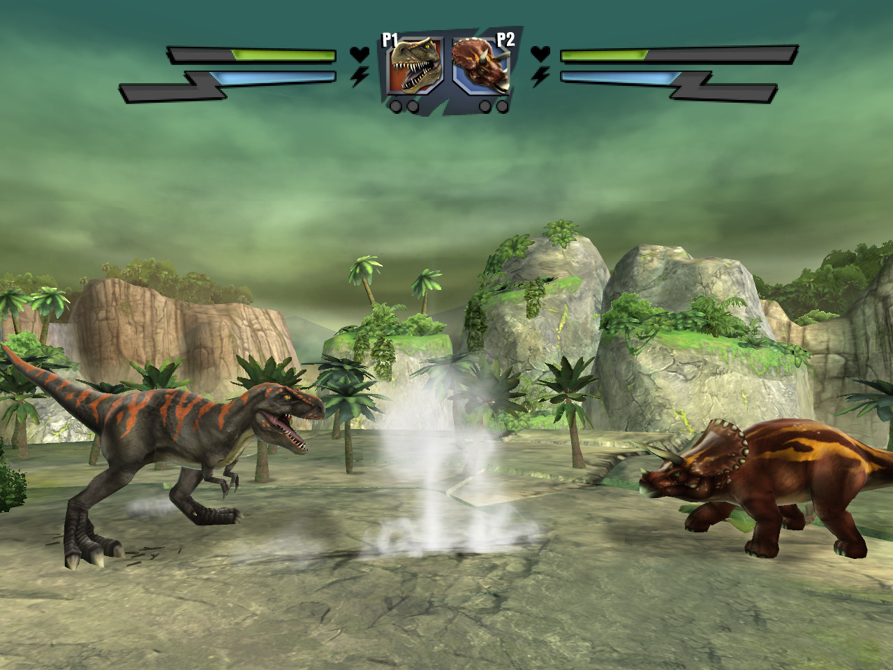 Combat of Giants: Dinosaurs 3-D screenshot 3 for Nintendo 3DS