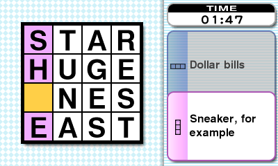 Cross Words Plus screenshot 3 for Nintendo 3DS