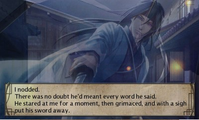 Hakuoki: Memories of the Shinsengumi screenshot 3 for Nintendo 3DS